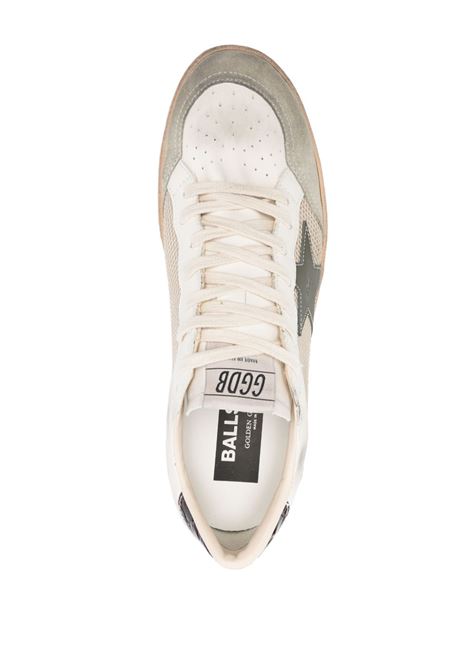 Sneakers Ball Star in bianco, verde e nero Golden goose - uomo GOLDEN GOOSE | GMF00327F00749182991